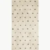 Flauschiger Hochflor-Teppich Ayana, gepunktet