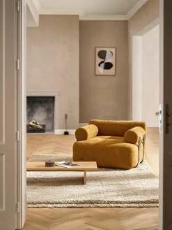 Flauschiger Hochflor-Teppich Dreamy mit Fransen