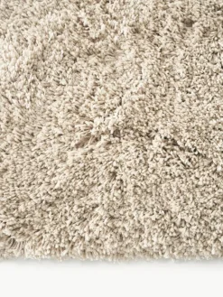 Flauschiger Hochflor-Teppich Dreamy mit Fransen