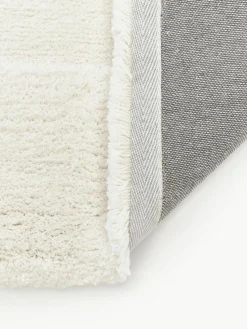 Flauschiger Hochflor-Teppich Zion mit erhabener Hoch-Tief-Struktur
