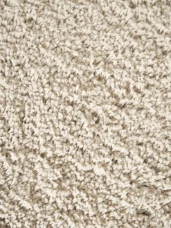 Flauschiger Hochflor-Teppich Dreamy mit Fransen