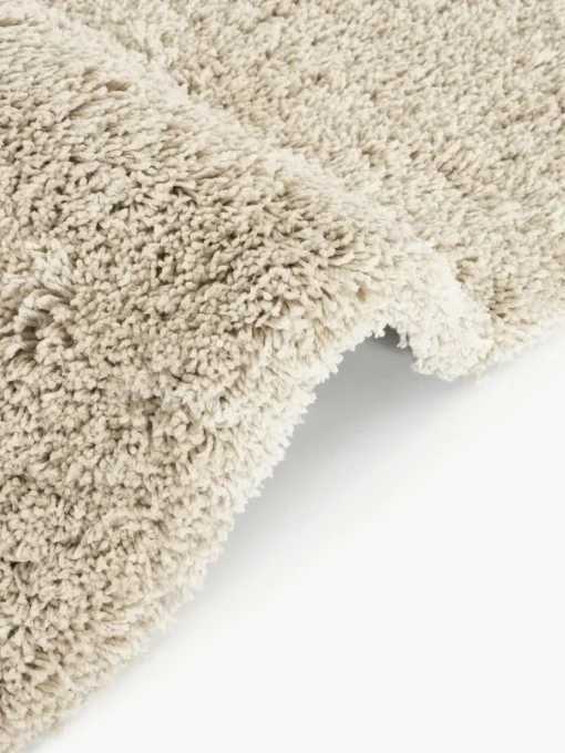 Flauschiger Hochflor-Teppich Dreamy mit Fransen