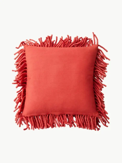 Flauschiges Kissen Rugged, handgefertigt