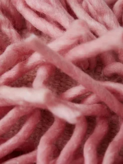 Flauschiges Kissen Rugged, handgefertigt