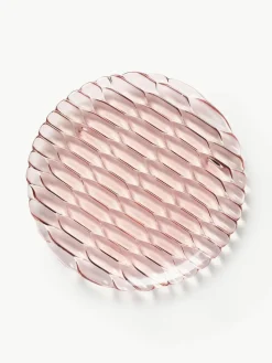 Frühstücksteller Jellies mit Strukturmuster, 4 Stück
