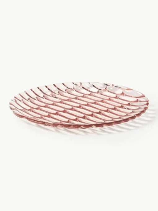 Frühstücksteller Jellies mit Strukturmuster, 4 Stück