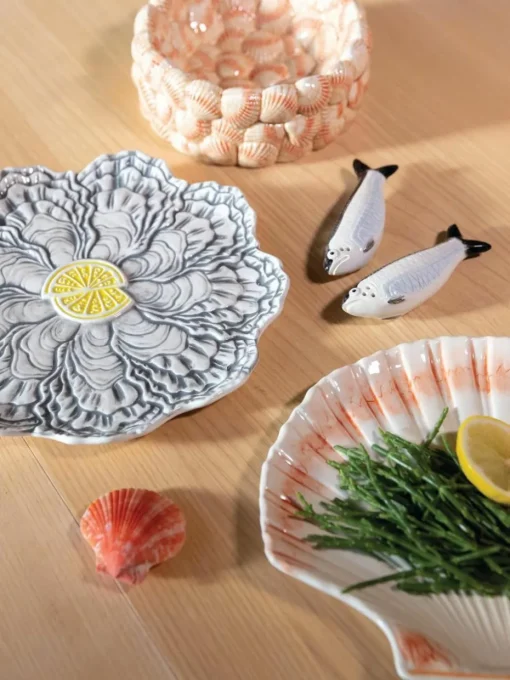 Frühstücksteller Oyster aus Dolomit