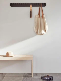 Garderobenleiste Echo aus Eichenholz, B 88 cm