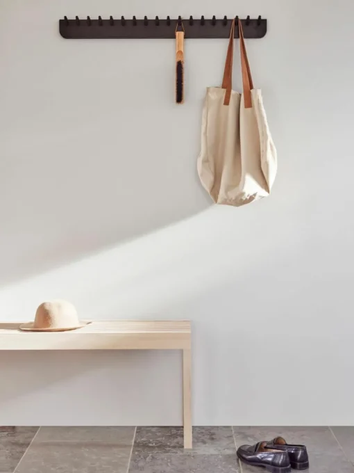 Garderobenleiste Echo aus Eichenholz, B 88 cm