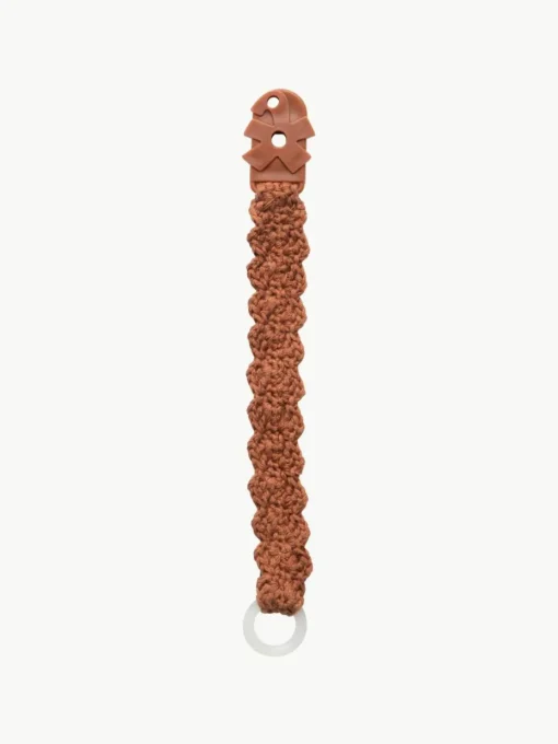 Gehäkelte Schnullerkette Crochet, handgefertigt