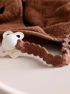 Gehäkelte Schnullerkette Crochet, handgefertigt