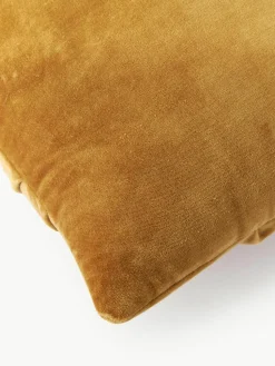 Gerafftes Samt-Kissen Vada