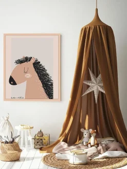 Gerahmter Digitaldruck Baby Horse