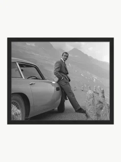 Gerahmter Digitaldruck Sean Connery (James Bond)