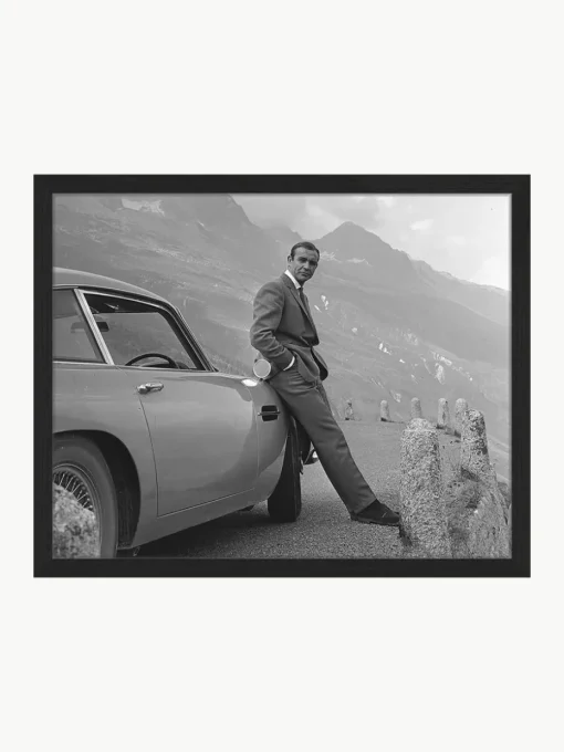 Gerahmter Digitaldruck Sean Connery (James Bond)