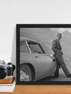 Gerahmter Digitaldruck Sean Connery (James Bond)