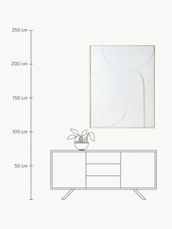 Gerahmtes Relief-Wandbild Betido