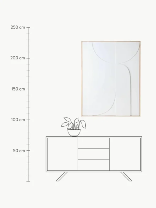Gerahmtes Relief-Wandbild Betido