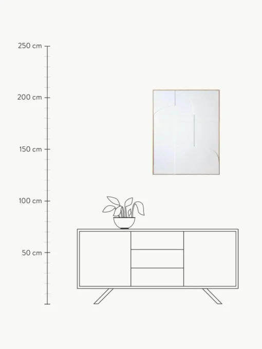 Gerahmtes Relief-Wandbild Amido
