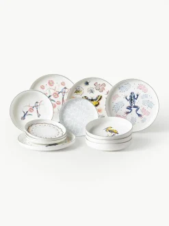 Geschirr-Set Flamboyant, 4 Personen (12-tlg.)
