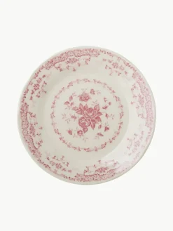 Geschirr-Set Rose mit Blumendesign, 6 Personen (18-tlg.)