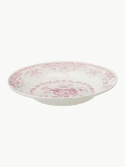 Geschirr-Set Rose mit Blumendesign, 6 Personen (18-tlg.)