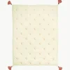 Gesteppte Kuscheldecke Bows aus Bio-Baumwolle
