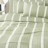 Gestreifter Flanell-Bettdeckenbezug Belinda