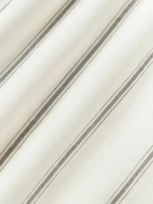 Gewaschener Baumwoll-Bettdeckenbezug Caspian mit Streifen