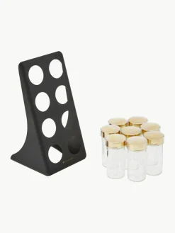 Gewürzregal Master Class mit Gewürzdosen, 9er-Set