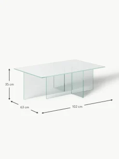 Glas-Couchtisch Anouk