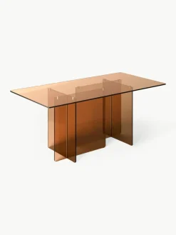 Glas-Esstisch Anouk, 180 x 90 cm