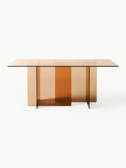 Glas-Esstisch Anouk, 180 x 90 cm