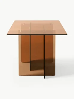 Glas-Esstisch Anouk, 180 x 90 cm