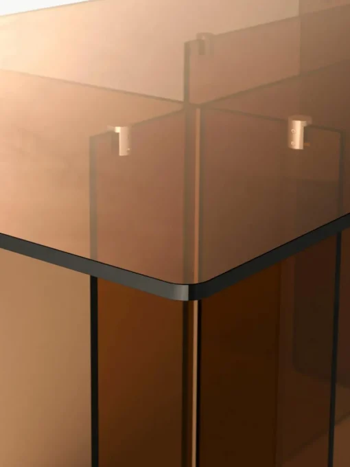 Glas-Esstisch Anouk, 180 x 90 cm