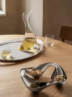 Glas-Karaffe Cobra in organischer Form, 750 ml