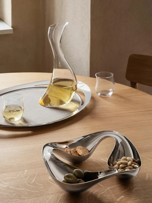 Glas-Karaffe Cobra in organischer Form, 750 ml