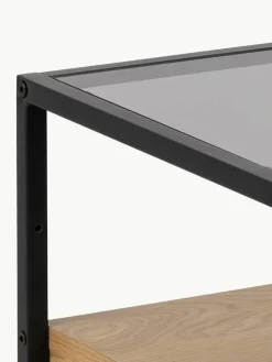Glas-Nachttisch Randolf mit Schublade