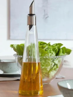 Glas-Schüssel Perloa mit Randdekor