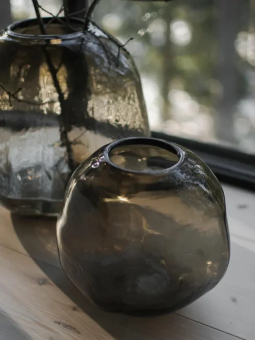Glas-Vase Pebble, Ø 28 cm