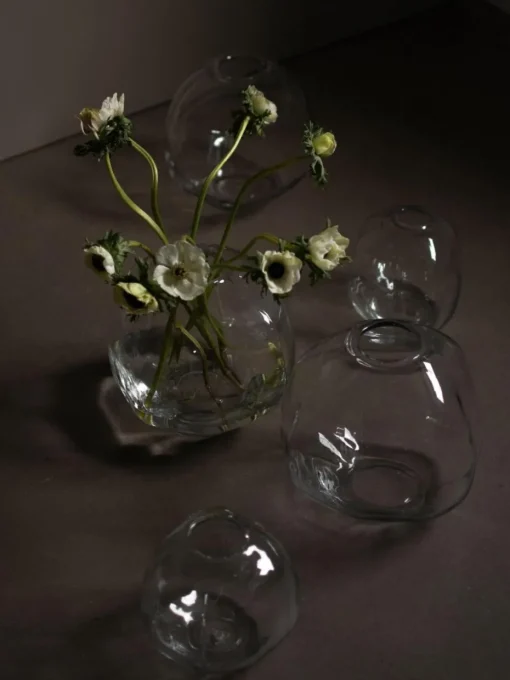 Glas-Vase Pebble, Ø 28 cm