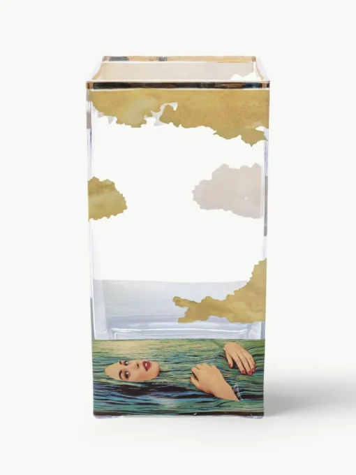Glas-Vase Sea Girl, H 30 cm