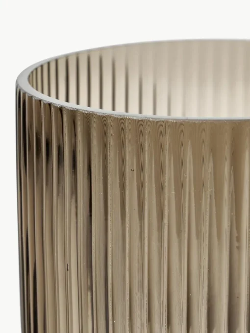 Glas-Vase Simple Stripe, H 18 cm