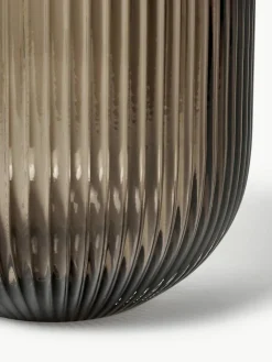 Glas-Vase Simple Stripe, H 18 cm