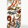 Glas-Vase Snakes, H 30 cm