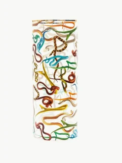 Glas-Vase Snakes, H 50 cm