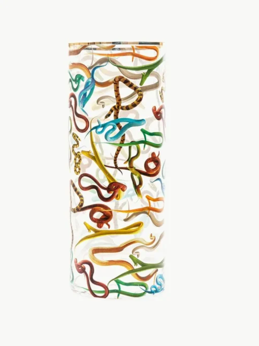 Glas-Vase Snakes, H 50 cm