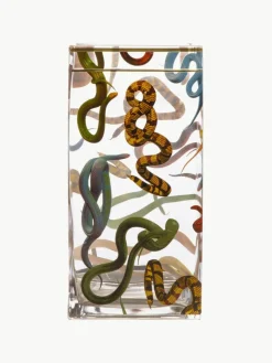 Glas-Vase Snakes, H 30 cm