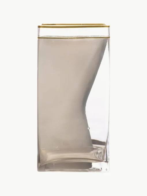 Glas-Vase Two Of Spades, H 30 cm