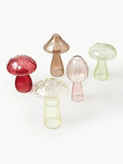 Glas-Vasen Mushroom, 5er-Set